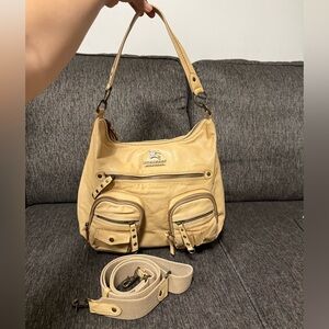 Authentic Burberry Leather Shoulder and Crossbody Bag